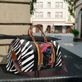The TRS Premium Zebra Chic Waterproof Travel Duffel —