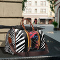 The TRS Premium Zebra Chic Waterproof Travel Duffel —