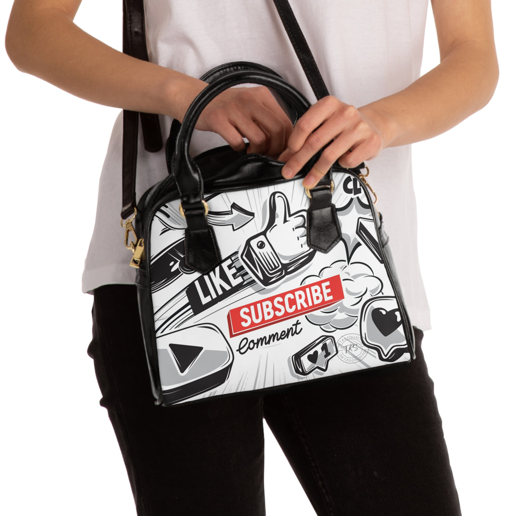 The TRS— 'Subscribe, Like, Comment' Premium Handbag