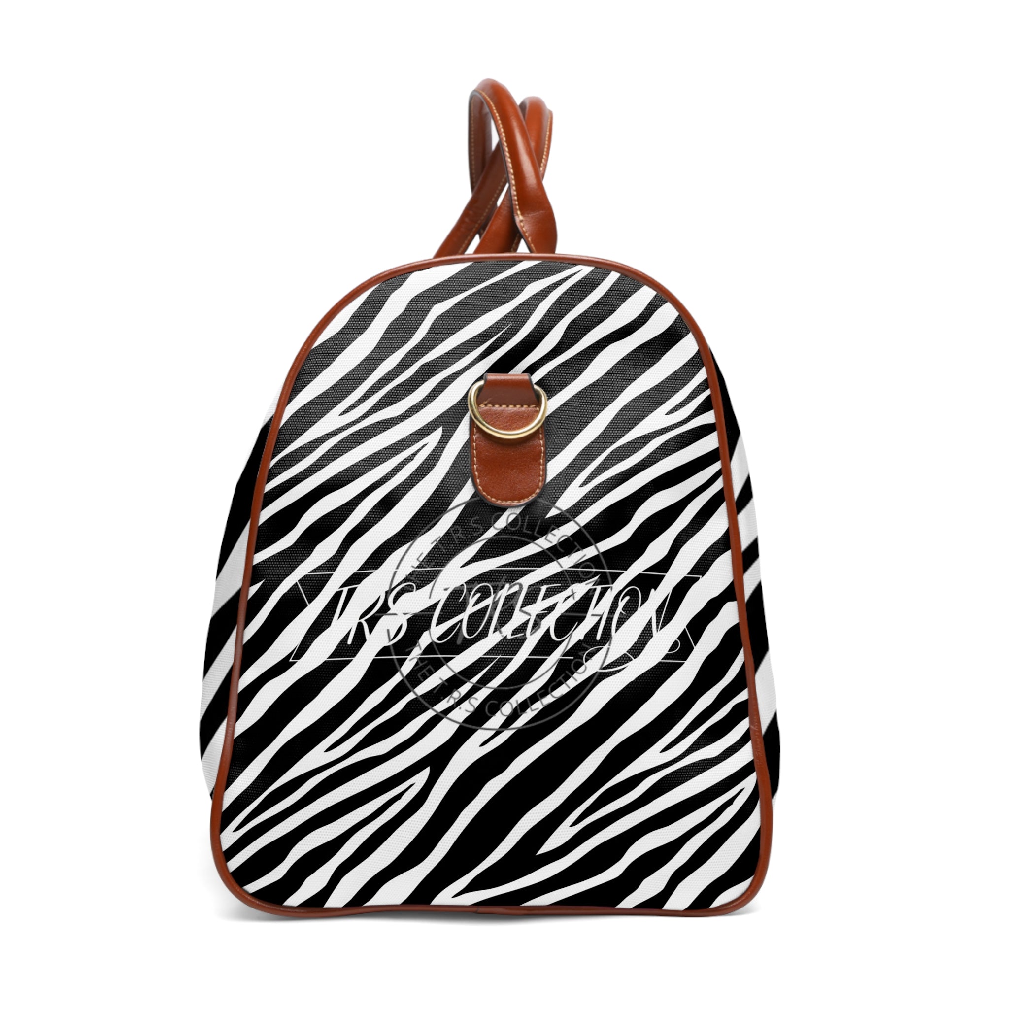 The TRS Premium Zebra Chic Waterproof Travel Duffel —