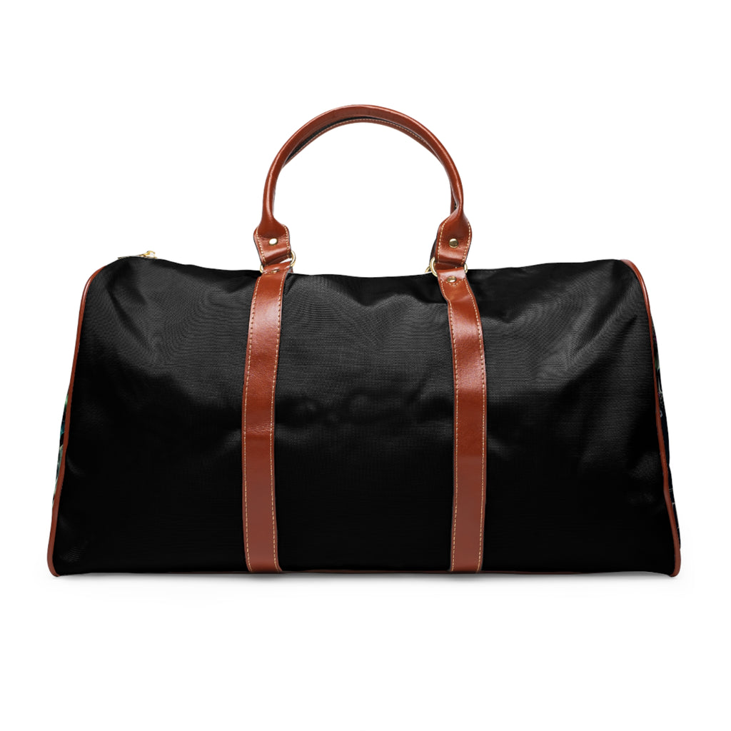 The TRS Bold & Vibrant Skulls & Roses Waterproof Duffel